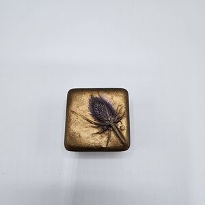 Gold and Purple Decorative Box
